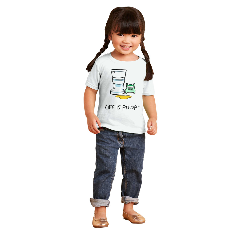 Potty Train Infant Toddler T Shirt-Direct To Garment Print-Brisco Baby
