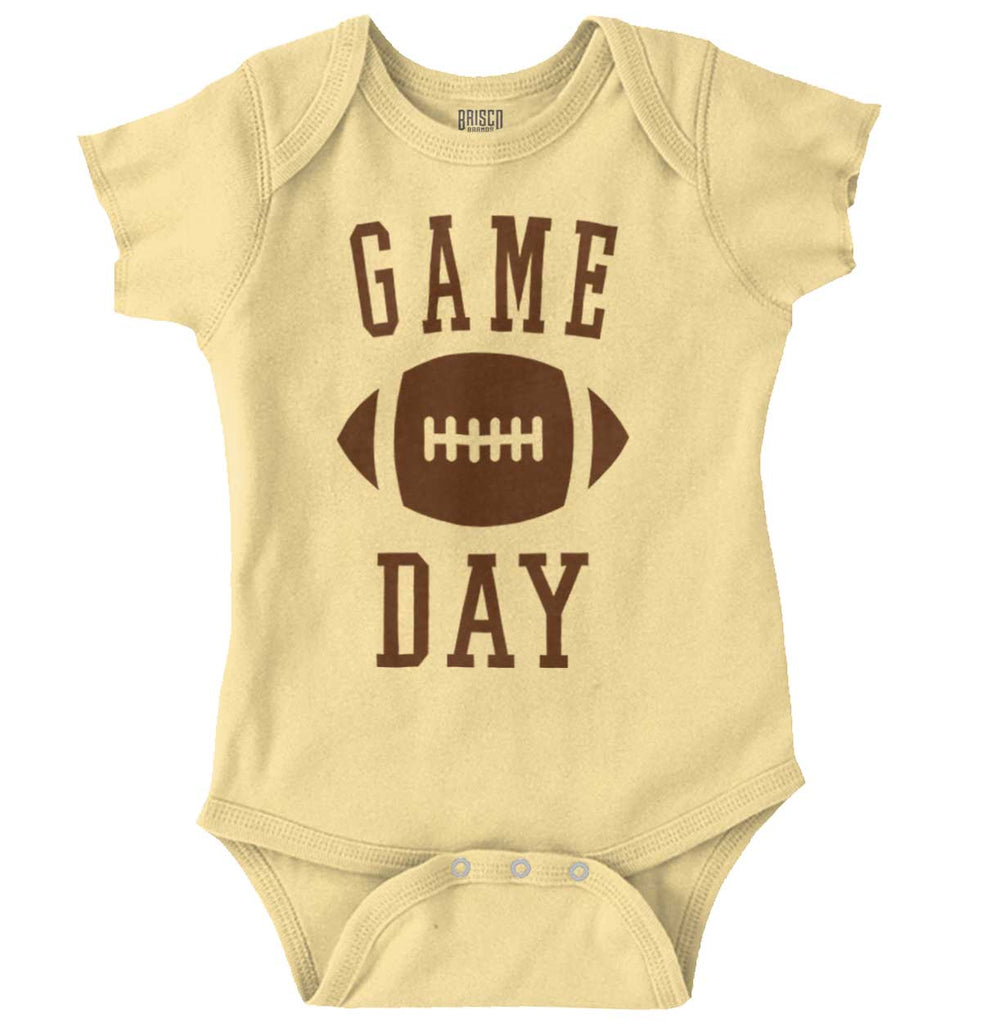 Game Day Romper Bodysuit-Direct To Garment Print-Brisco Baby