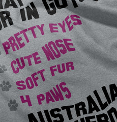 Aus Shepherd List Romper Bodysuit-Direct To Garment Print-Brisco Baby