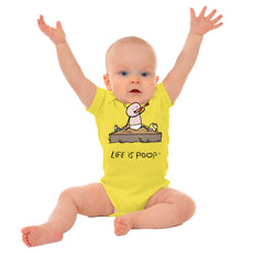Eating Sand Romper Bodysuit-Direct To Garment Print-Brisco Baby