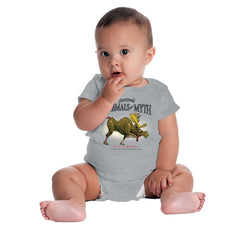 Bearded Spotted Moose Romper Bodysuit-Direct To Garment Print-Brisco Baby