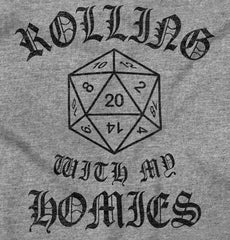 Rolling With My Homies Dungeons Solid Baby Infant Dress-Direct To Garment Print-Brisco Baby