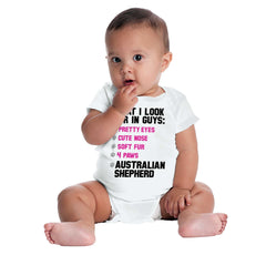 Aus Shepherd List Romper Bodysuit-Direct To Garment Print-Brisco Baby