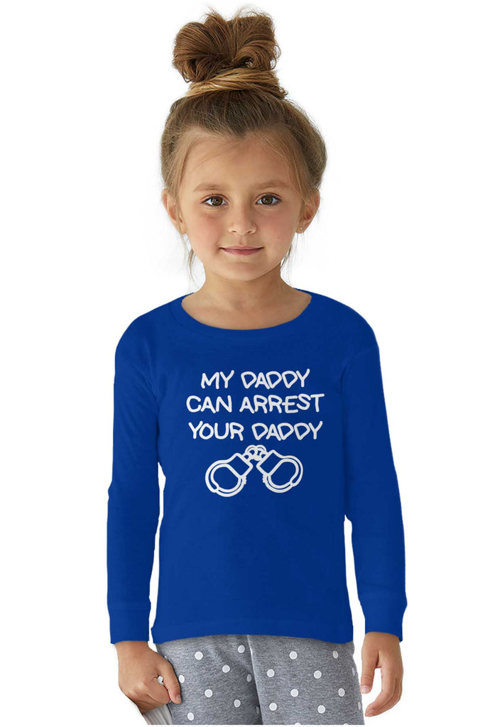 Arrest Your Daddy Solid Baby Pajama Top-Direct To Garment Print-Brisco Baby