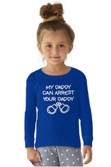 Arrest Your Daddy Solid Baby Pajama Top-Direct To Garment Print-Brisco Baby