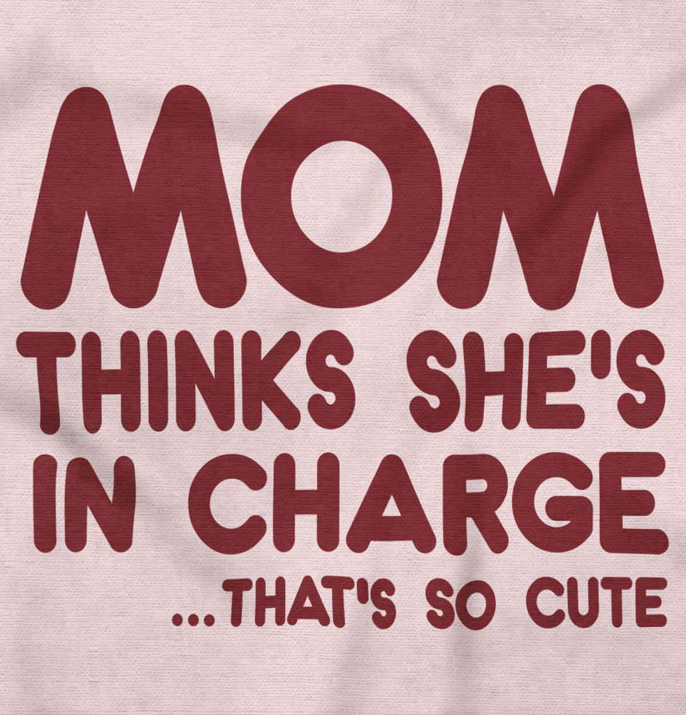 In Charge Baby Ruffled Trim Romper-Direct To Garment Print-Brisco Baby