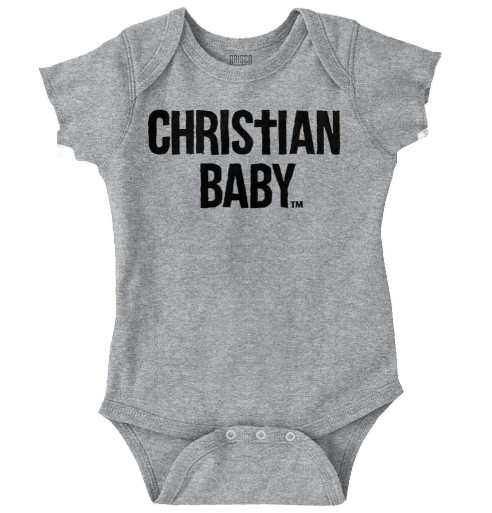 Christian Baby Romper Bodysuit-Direct To Garment Print-Brisco Baby