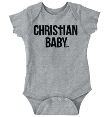 Christian Baby Romper Bodysuit-Direct To Garment Print-Brisco Baby