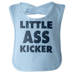 Ass Kicker Infant Baby Bib-Direct To Garment Print-Brisco Baby