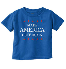 America Cute Again Infant Toddler T Shirt-Direct To Garment Print-Brisco Baby