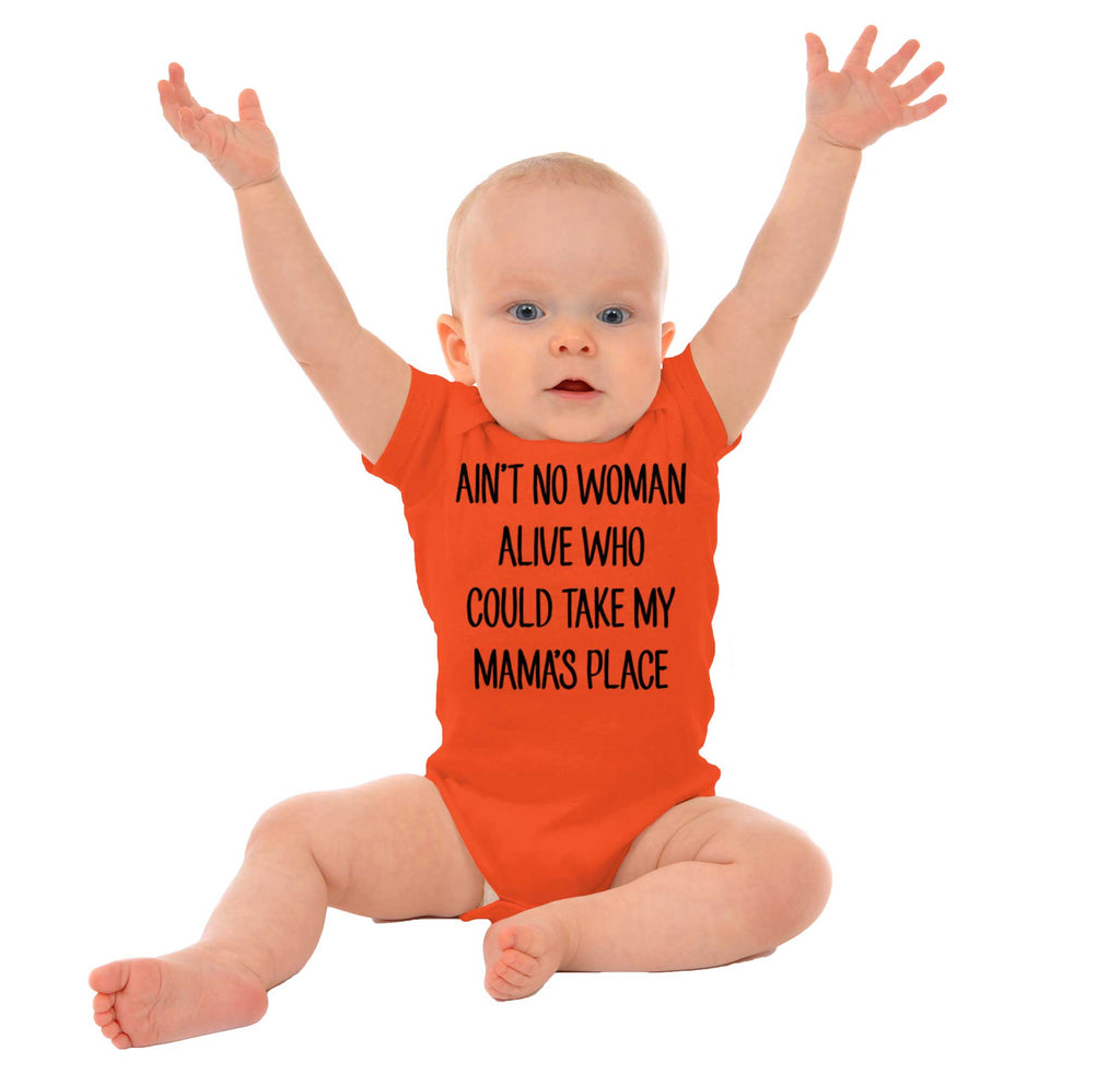 Ain't No Woman Romper Bodysuit-Direct To Garment Print-Brisco Baby