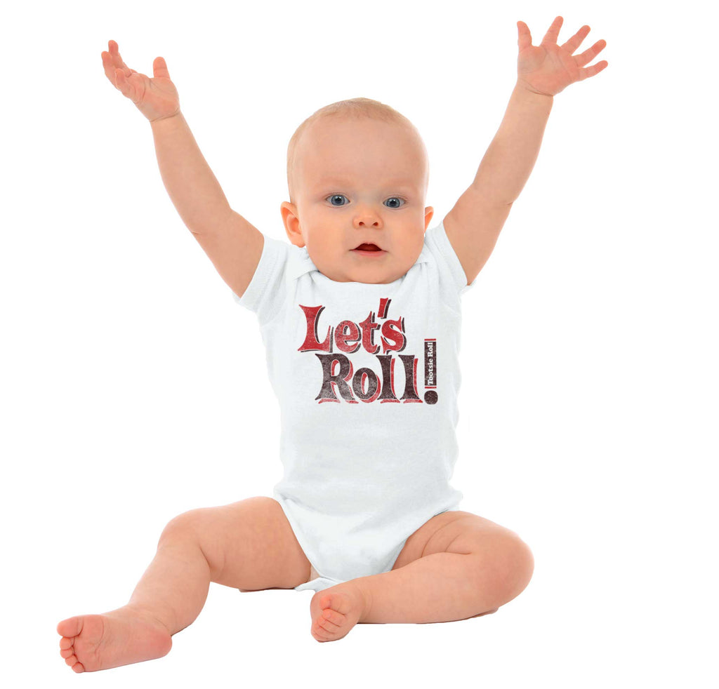 Lets Roll Romper Bodysuit-Direct To Garment Print-Brisco Baby