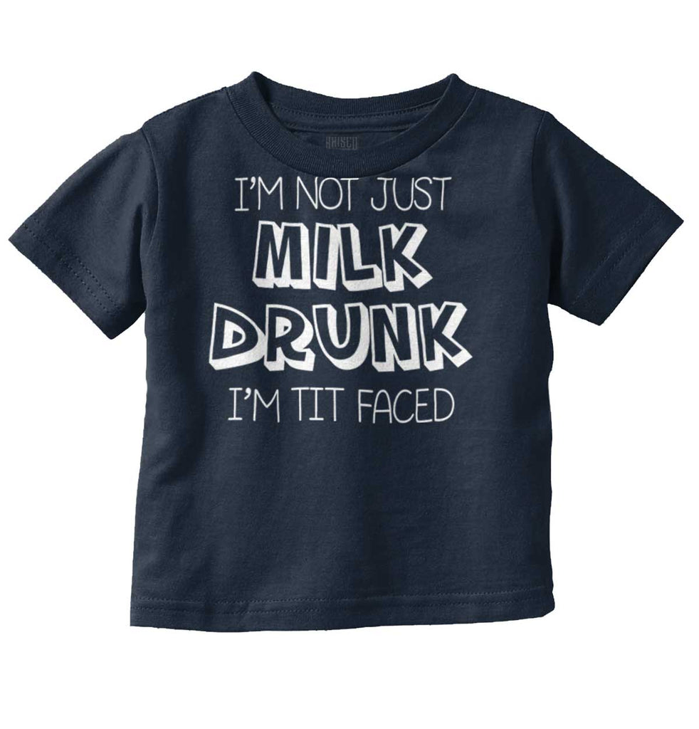 Milk Drunk Infant Toddler T Shirt-Direct To Garment Print-Brisco Baby