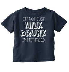 Milk Drunk Infant Toddler T Shirt-Direct To Garment Print-Brisco Baby