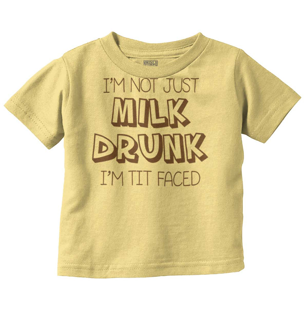 Milk Drunk Infant Toddler T Shirt-Direct To Garment Print-Brisco Baby