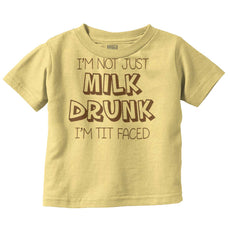 Milk Drunk Infant Toddler T Shirt-Direct To Garment Print-Brisco Baby