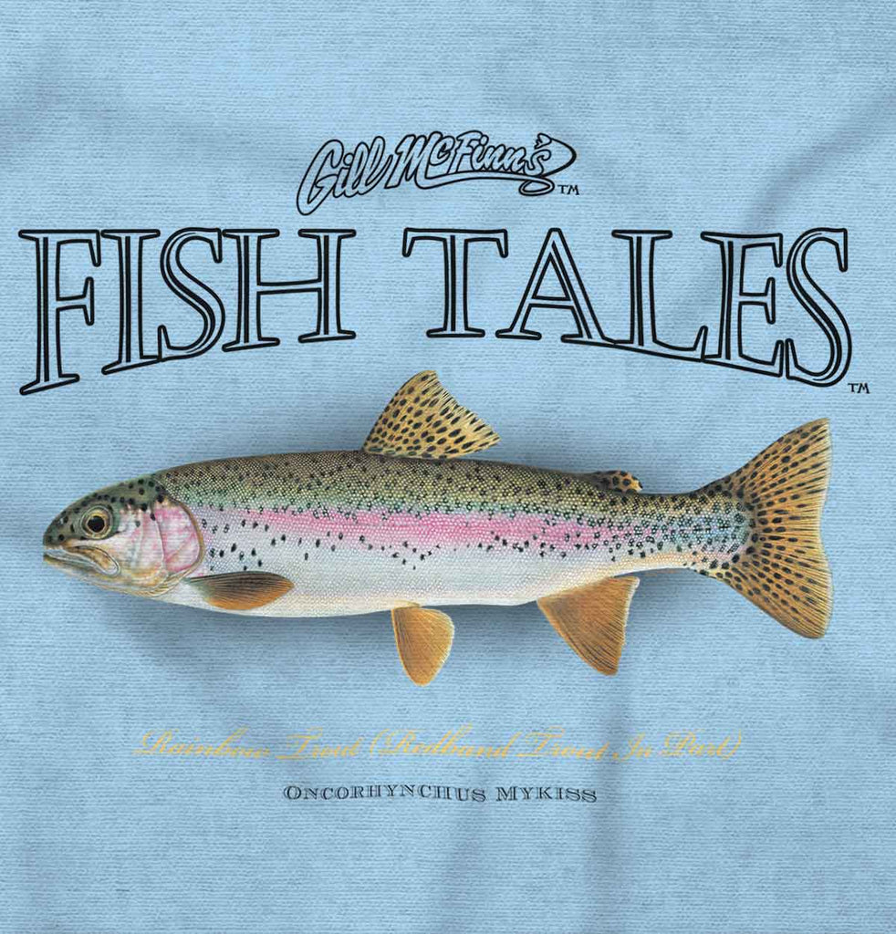 Rainbow Trout Romper Bodysuit-Direct To Garment Print-Brisco Baby