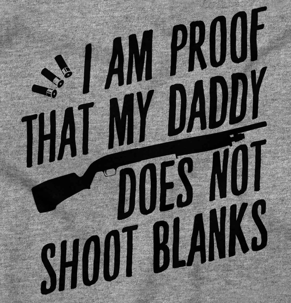 Proof Daddy Shoots Romper Bodysuit-Direct To Garment Print-Brisco Baby