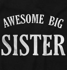 Awesome Big Sister Romper Bodysuit-Direct To Garment Print-Brisco Baby