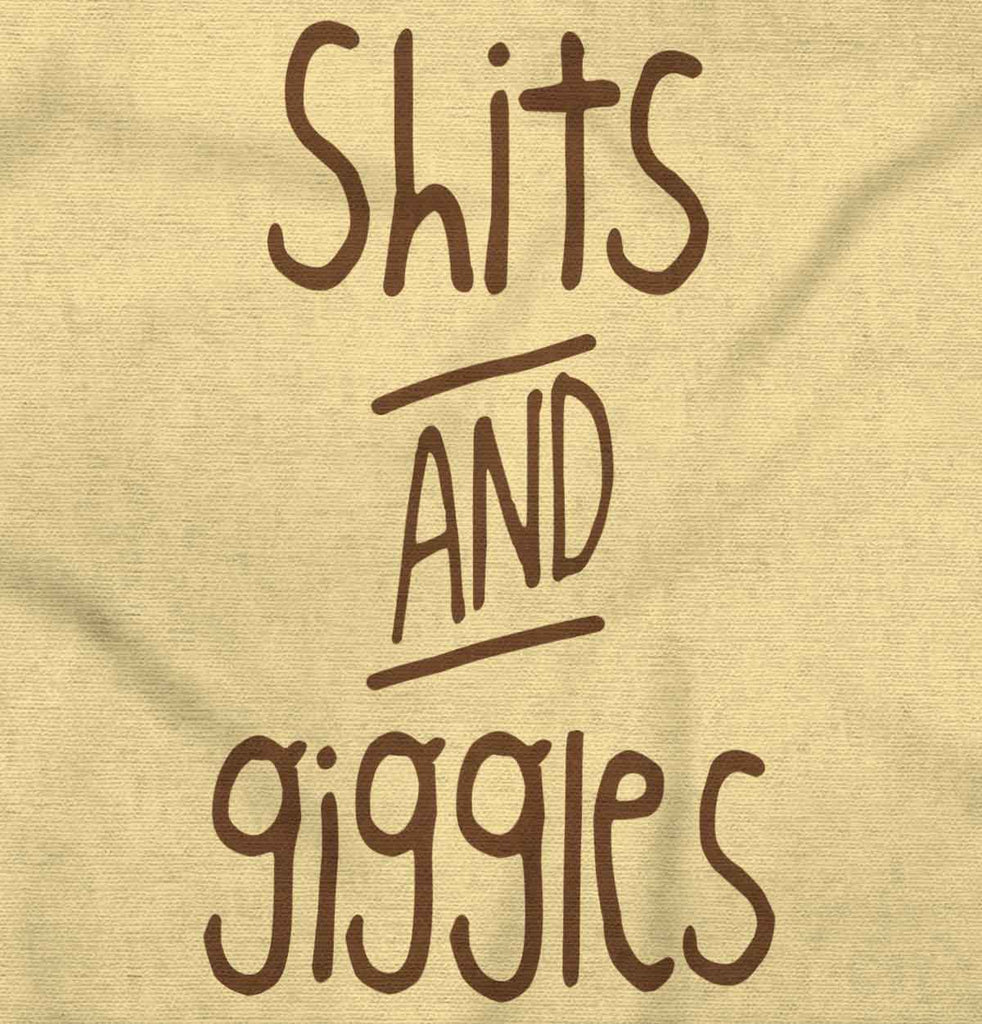 Shits and Giggles Romper Bodysuit-Direct To Garment Print-Brisco Baby