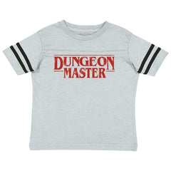 Dungeon Masters TV Show Nerd Toddler Football Jersey Tee-Direct To Garment Print-Brisco Baby