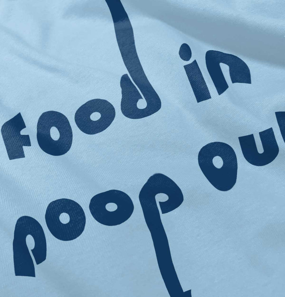 Poop out Infant Toddler T Shirt-Direct To Garment Print-Brisco Baby