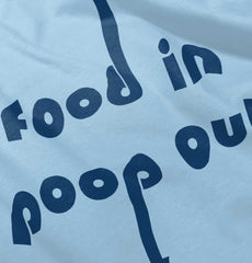 Poop out Infant Toddler T Shirt-Direct To Garment Print-Brisco Baby