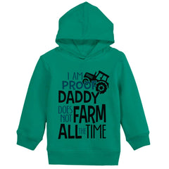 Farm All The Time Toddler Pullover Hoodie-Direct To Garment Print-Brisco Baby