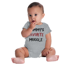 Mommy's Favorite Muggle Romper Bodysuit-Direct To Garment Print-Brisco Baby