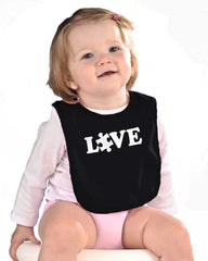Love Autism Infant Baby Bib-Direct To Garment Print-Brisco Baby
