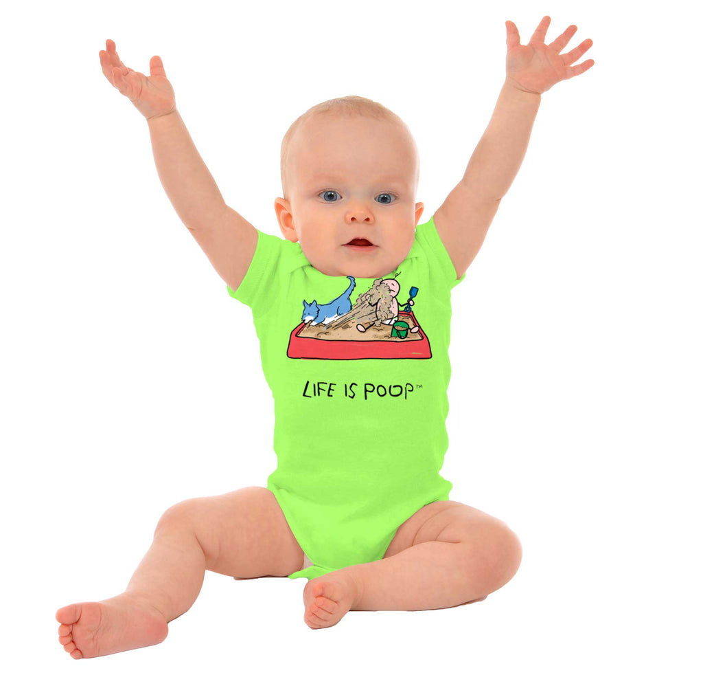 Dog Sandbox Romper Bodysuit-Direct To Garment Print-Brisco Baby