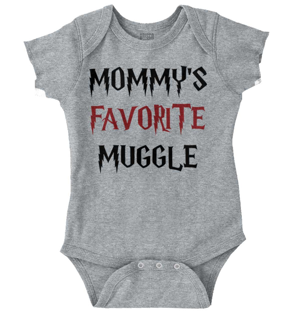 Mommy's Favorite Muggle Romper Bodysuit-Direct To Garment Print-Brisco Baby