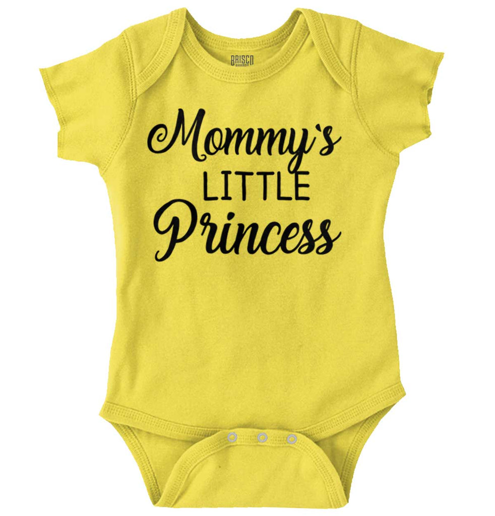 Mommy's Little Princess Romper Bodysuit-Direct To Garment Print-Brisco Baby