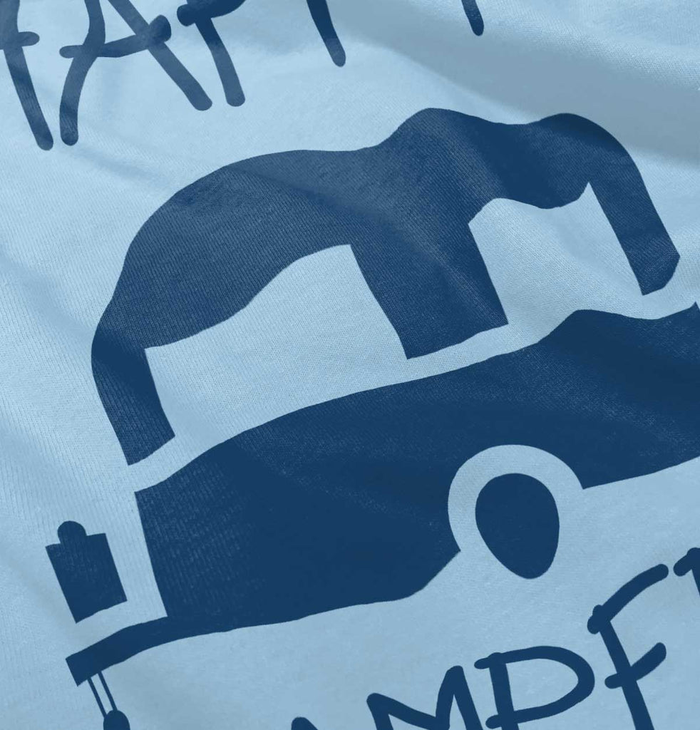 Happy Camper Infant Toddler T Shirt-Direct To Garment Print-Brisco Baby