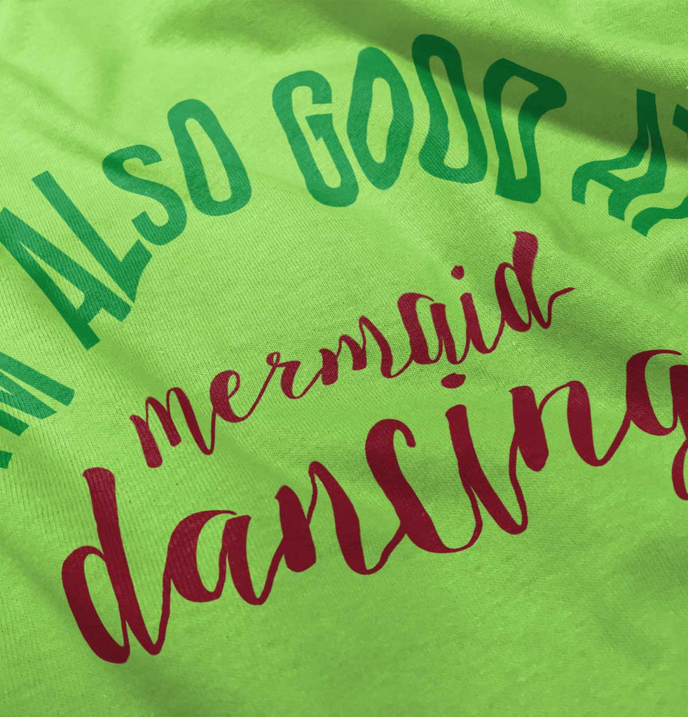 Mermaid Dancing Romper Bodysuit-Direct To Garment Print-Brisco Baby