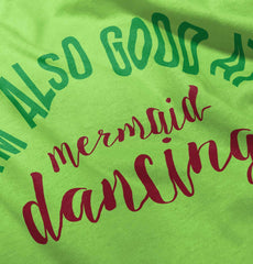 Mermaid Dancing Romper Bodysuit-Direct To Garment Print-Brisco Baby