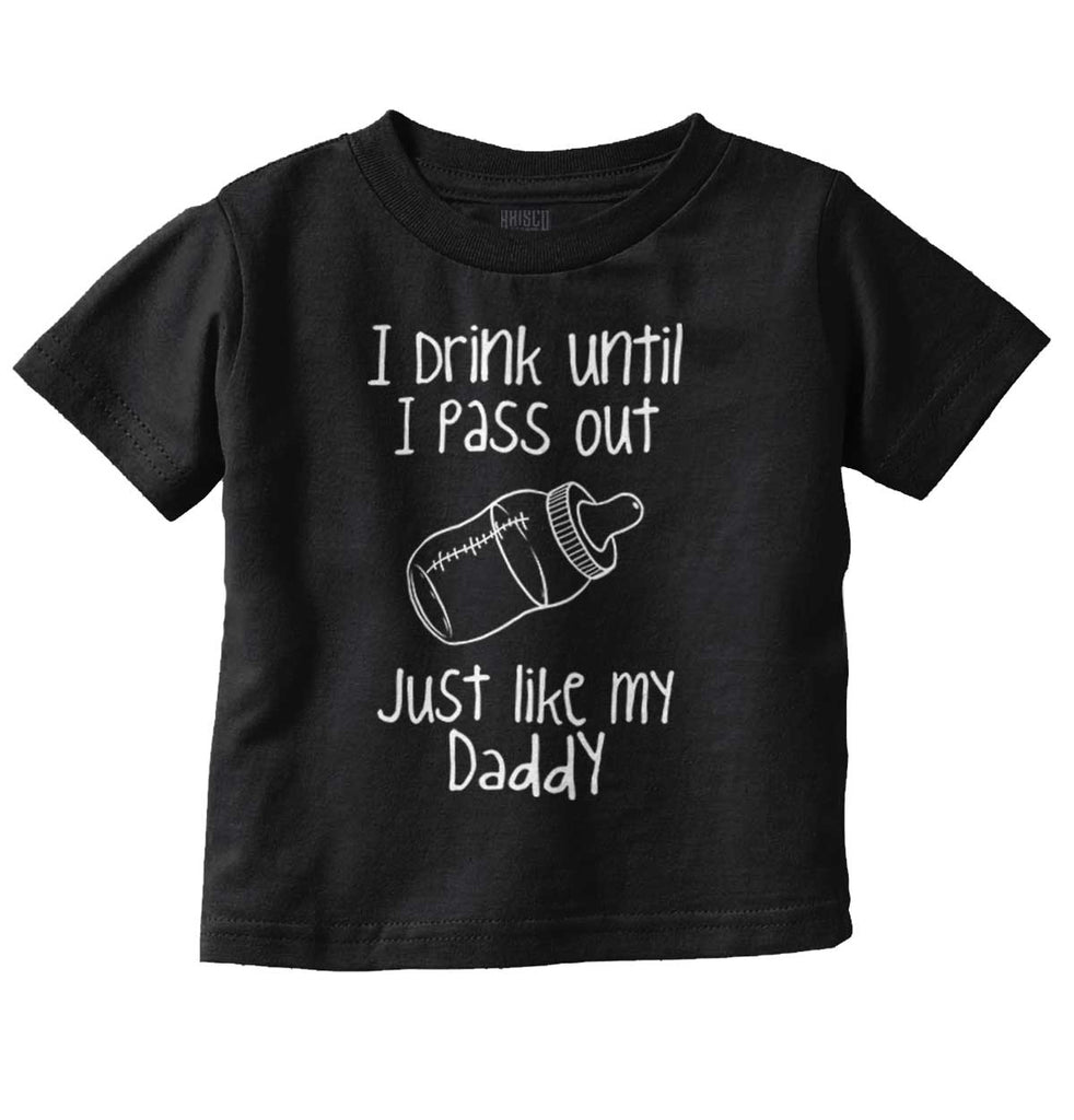 Like My Daddy Infant Toddler T Shirt-Direct To Garment Print-Brisco Baby