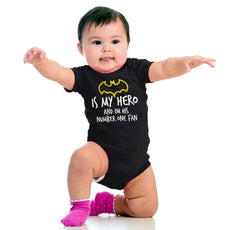 Bat Hero Romper Bodysuit-Direct To Garment Print-Brisco Baby