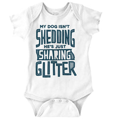 Glitter Dog Romper Bodysuit-Direct To Garment Print-Brisco Baby